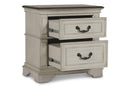 ANASTASIA NIGHTSTAND - ANT. WHITE - Winder Mattress & Furniture