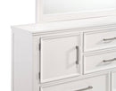 ANDOVER 60" DRESSER W/DOORS-WHITE - Winder Mattress & Furniture