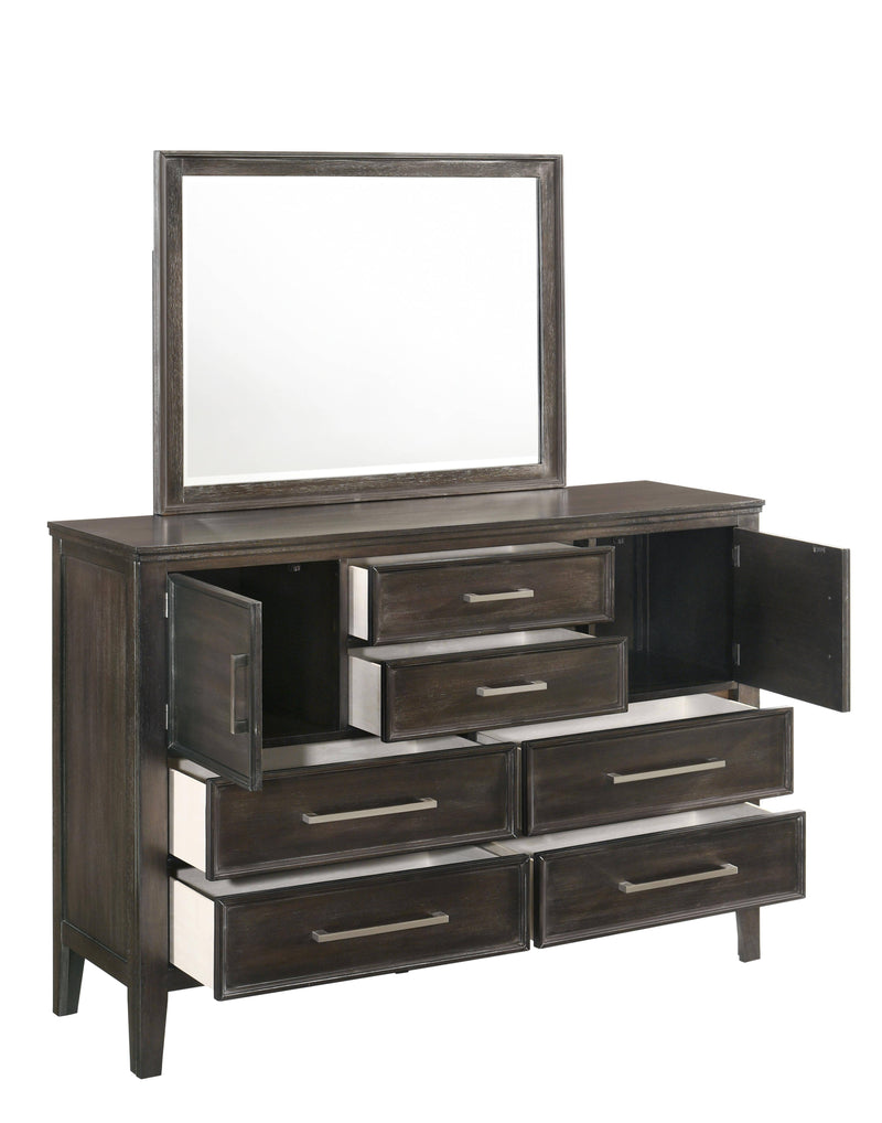 ANDOVER MIRROR-NUTMEG - Winder Mattress & Furniture