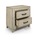 ASHLAND NIGHTSTAND-RUSTIC WHITE - Winder Mattress & Furniture