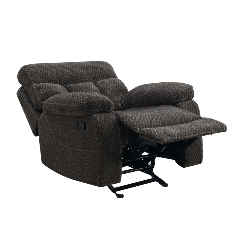 BRAVO  GLIDER RECLINER-CHARCOAL - Winder Mattress & Furniture