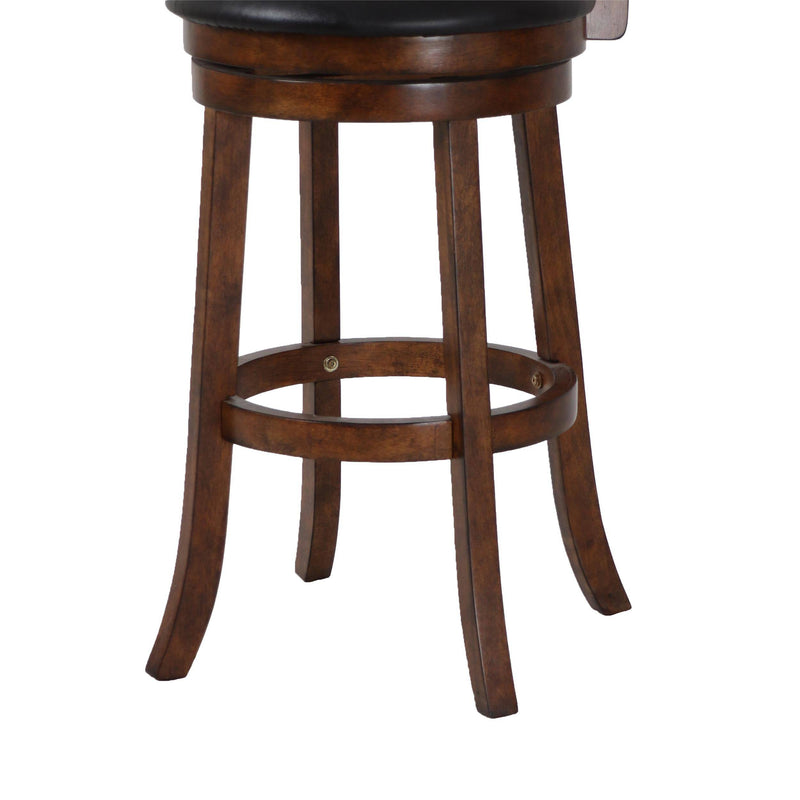 BRISTOL 29" BAR STOOL-DK BROWN W/PU SEAT - Winder Mattress & Furniture