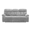 BRAVO SOFA W/DUAL RECLINER-STONE - Winder Mattress & Furniture