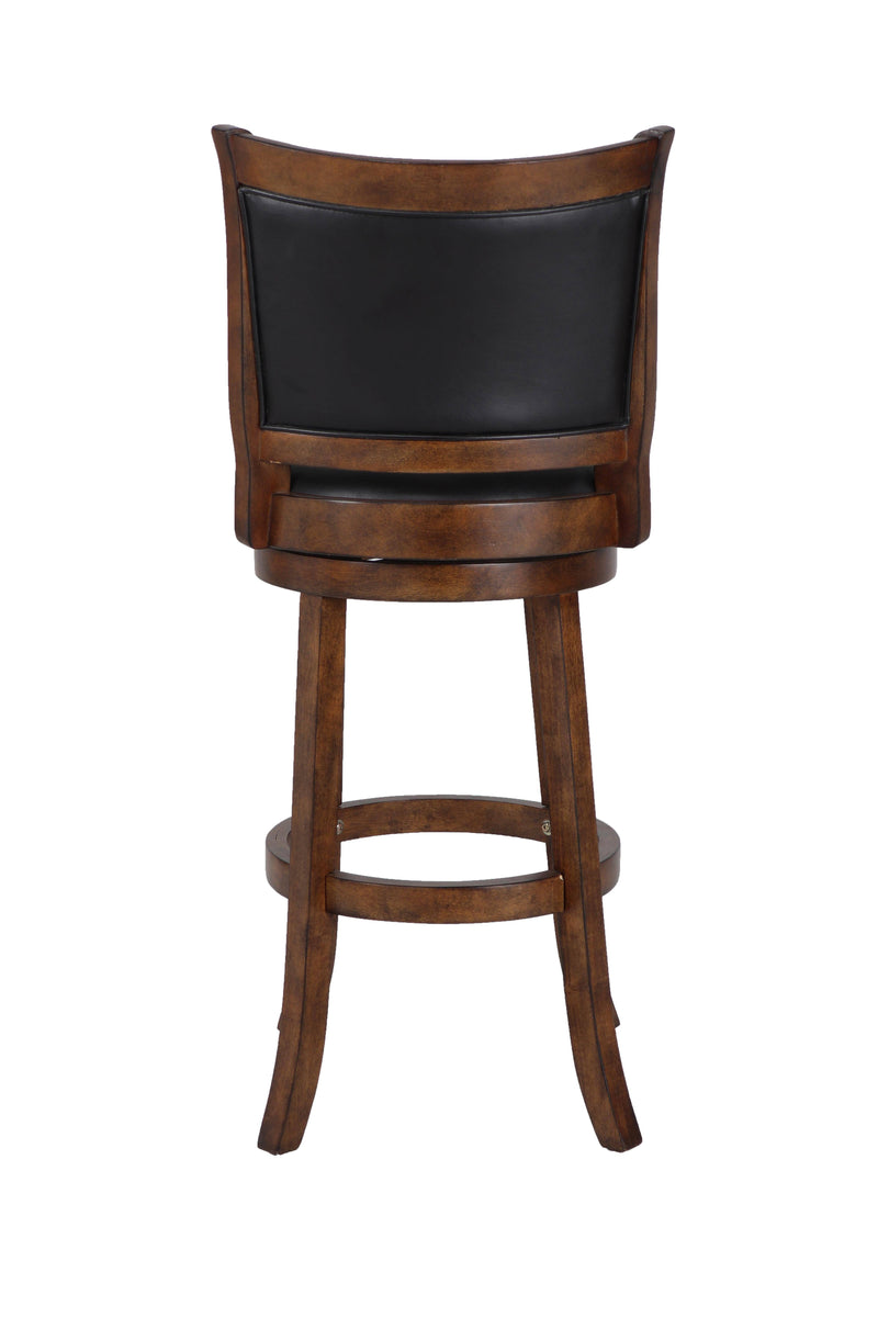 BRISTOL 29" BAR STOOL-DK BROWN W/PU SEAT - Winder Mattress & Furniture