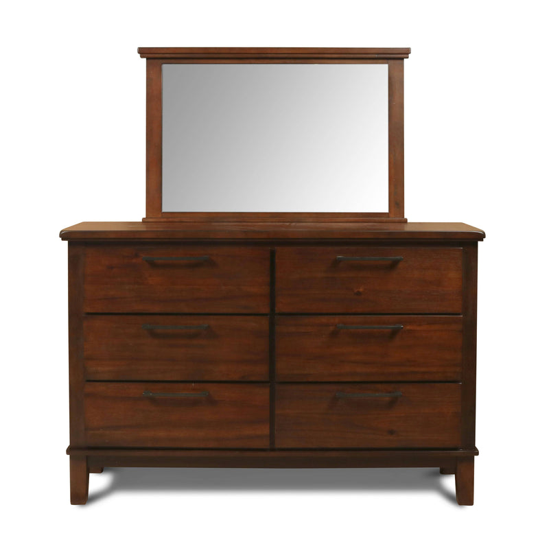 CAGNEY MIRROR - CHESTNUT - Winder Mattress & Furniture