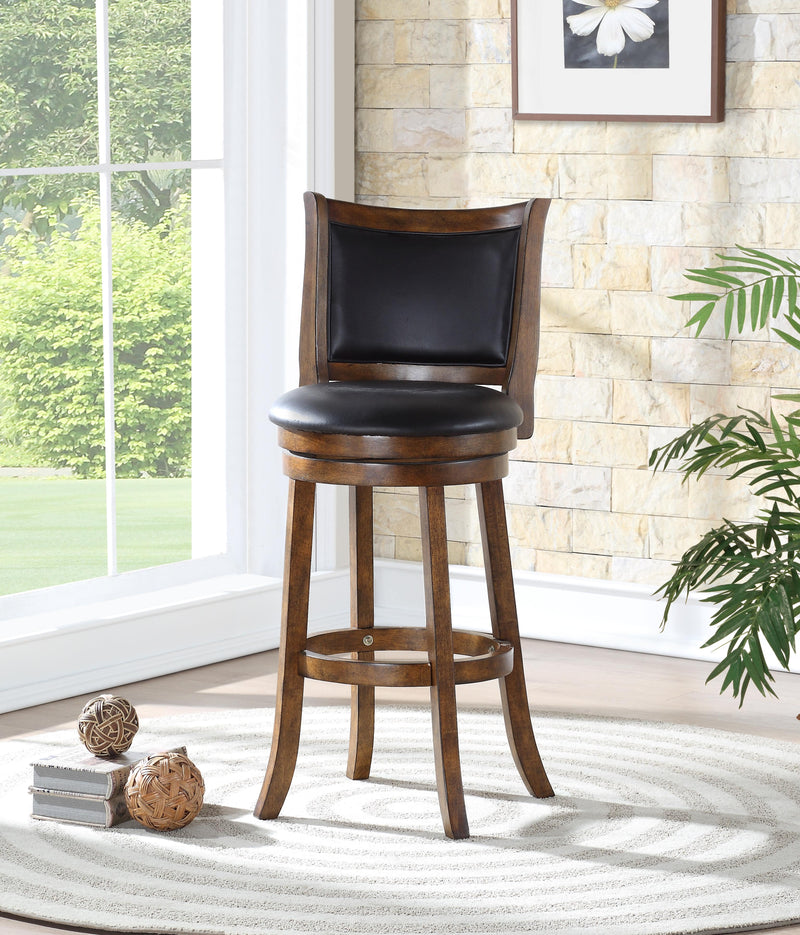 BRISTOL 29" BAR STOOL-DK BROWN W/PU SEAT - Winder Mattress & Furniture