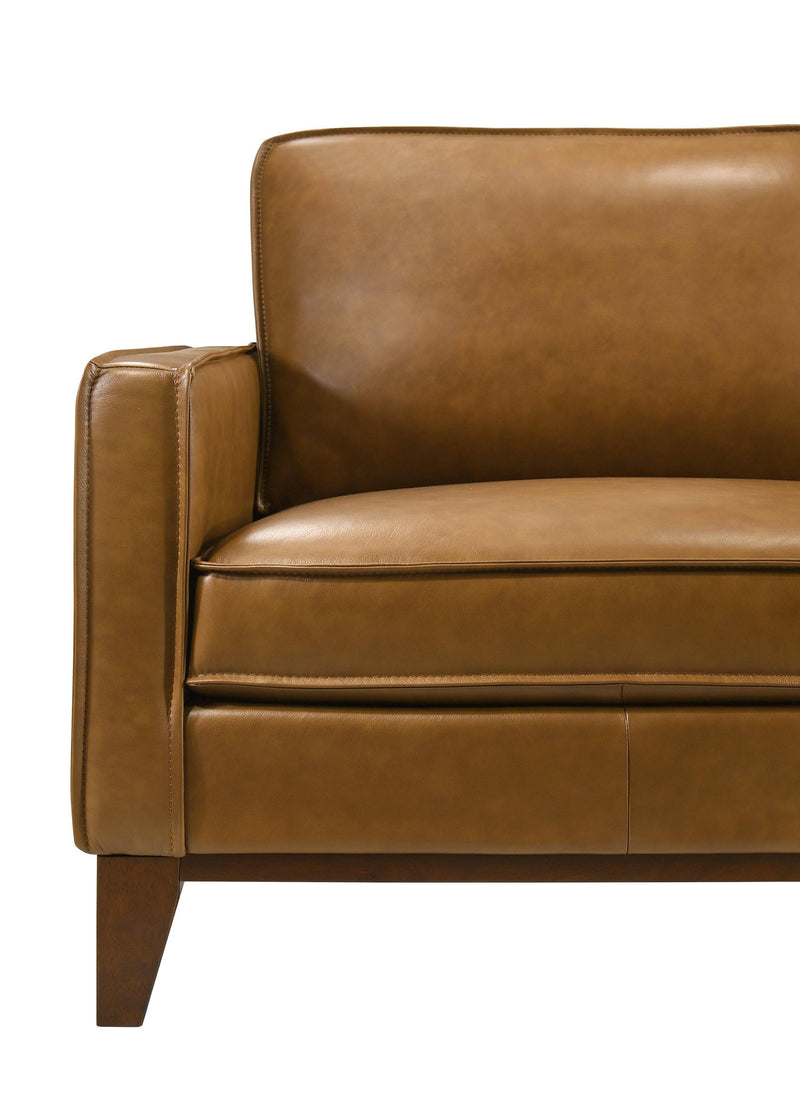 CASPAR SOFA-CARAMEL - Winder Mattress & Furniture