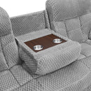 BRAVO SOFA W/DUAL RECLINER-STONE - Winder Mattress & Furniture