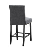 CRISPIN GRANITE GRAY COUNTER CHAIR- (2/Ctn) - Winder Mattress & Furniture