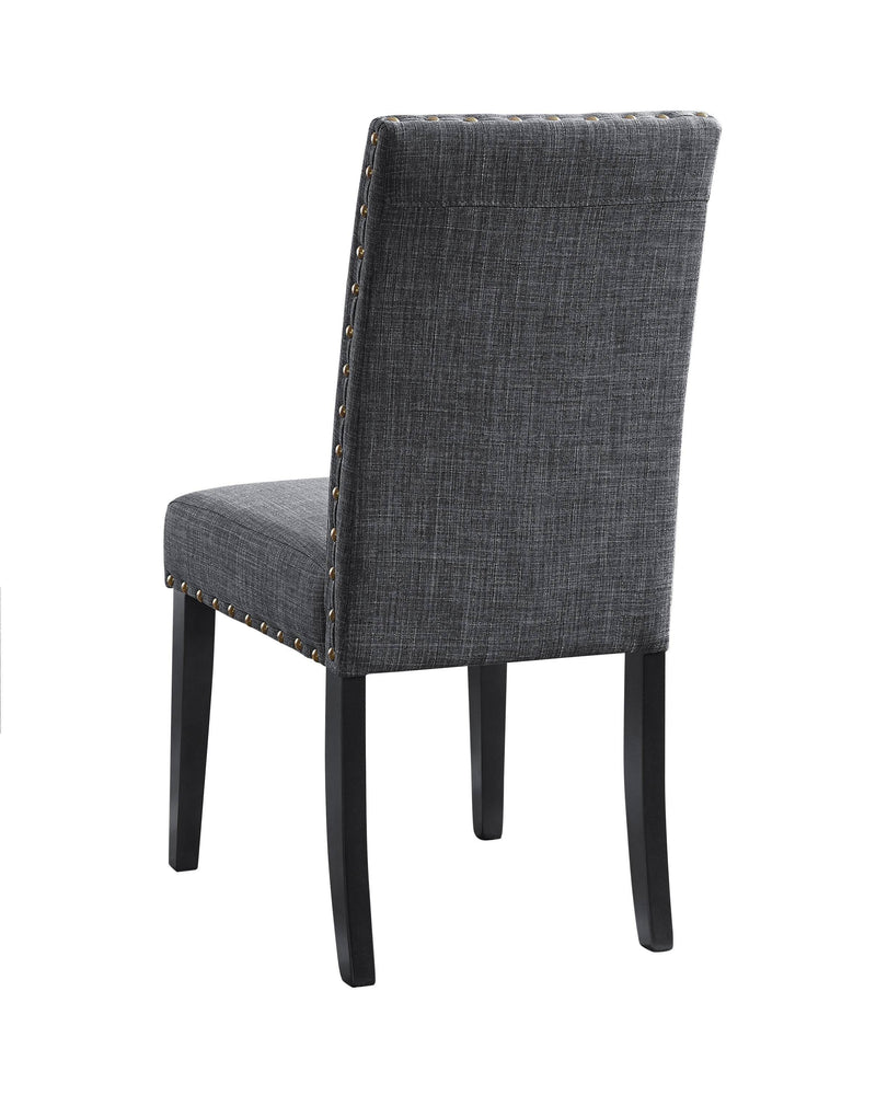 CRISPIN GRANITE GRAY DINING CHAIR- (2/Ctn) - Winder Mattress & Furniture