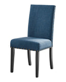 CRISPIN MARINE BLUE DINING CHAIR- (2/Ctn) - Winder Mattress & Furniture