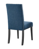 CRISPIN MARINE BLUE DINING CHAIR- (2/Ctn) - Winder Mattress & Furniture