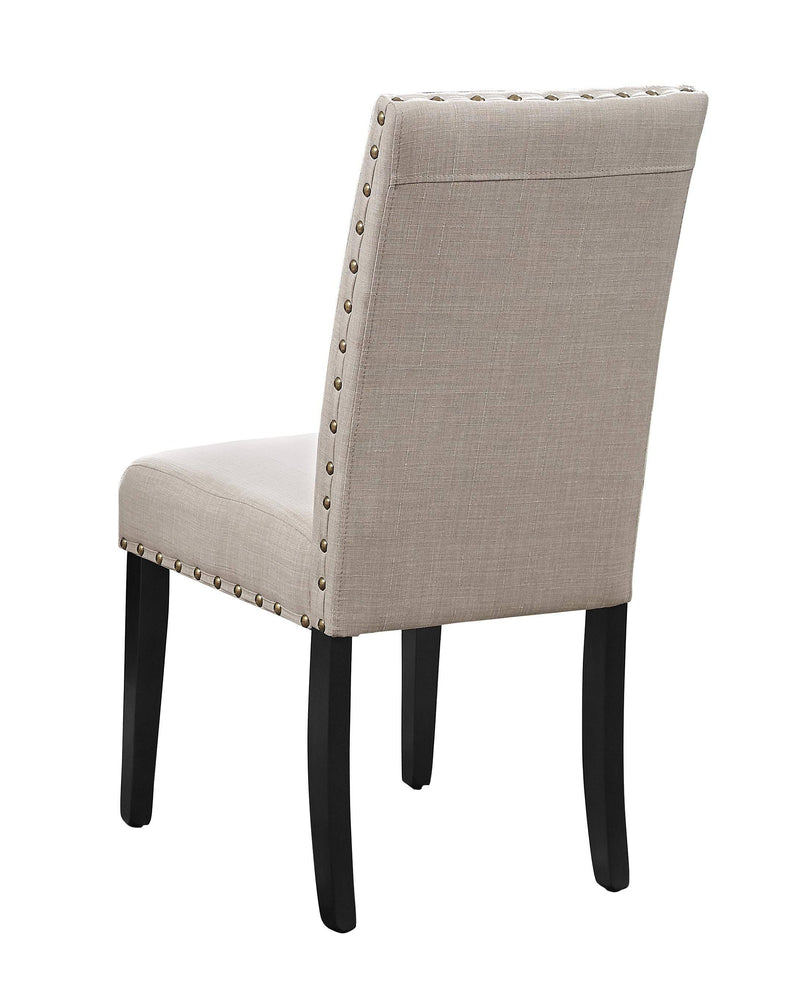 CRISPIN NATURAL BEIGE DINING CHAIR- (2/Ctn) - Winder Mattress & Furniture