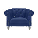 EMMA CRYSTAL CHAIR-ROYAL BLUE - Winder Mattress & Furniture