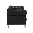 EMMA CRYSTAL LOVESEAT-BLACK - Winder Mattress & Furniture