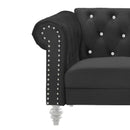 EMMA CRYSTAL SOFA-BLACK - Winder Mattress & Furniture