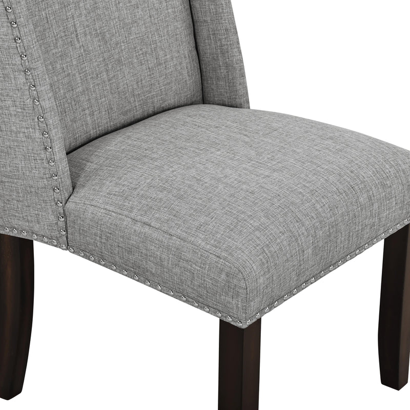 FAUST DINING CHAIR (2 PER CARTON)-GRAY - Winder Mattress & Furniture