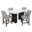 FAUST COUNTER CHAIR (2 PER CARTON)-GRAY - Winder Mattress & Furniture