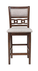 GIA 42" COUNTER  DROP LEAF TABLE W/2 CHAIRS-CHERRY - Winder Mattress & Furniture