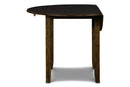 GIA 42" DINING  DROP LEAF TABLE W/2 CHAIRS-BROWN - Winder Mattress & Furniture