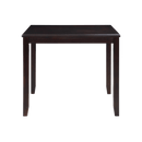 GIA 5PC 42" SQUARE  COUNTER TABLE & 4 CHAIRS-EBONY - Winder Mattress & Furniture