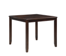 GIA 5PC 42" SQUARE COUNTER TABLE & 4 CHAIRS-CHERRY - Winder Mattress & Furniture