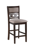 GIA 5PC 42" SQUARE COUNTER TABLE & 4 CHAIRS-CHERRY - Winder Mattress & Furniture