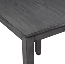 HESTON 36" STORAGE COUNTER TABLE SET W/2 CHAIRS-GRAY - Winder Mattress & Furniture