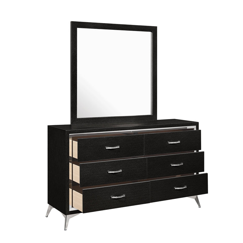 HUXLEY MIRROR-BLACK - Winder Mattress & Furniture