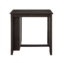 HESTON 36" STORAGE COUNTER TABLE SET W/2 CHAIRS-CHERRY - Winder Mattress & Furniture