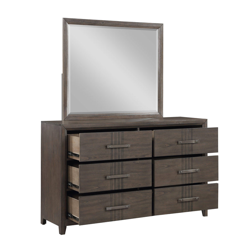 LANDON MIRROR-WALNUT - Winder Mattress & Furniture