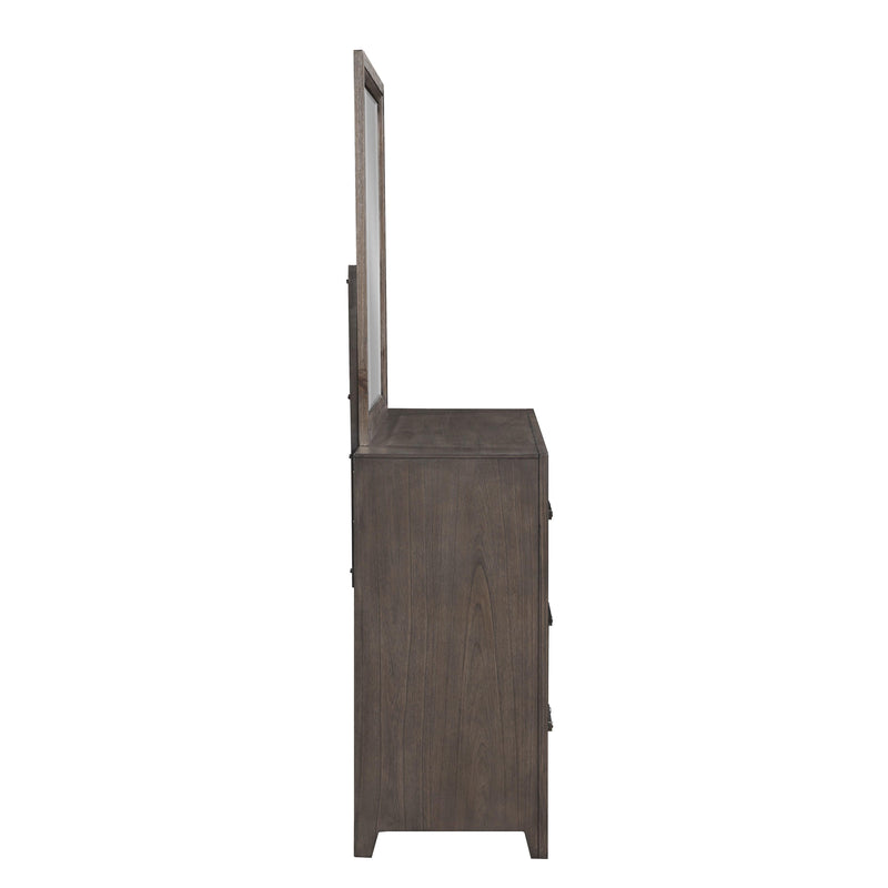 LANDON MIRROR-WALNUT - Winder Mattress & Furniture