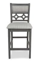 MITCHELL 5 PC COUNTER SET-GRAY - Winder Mattress & Furniture