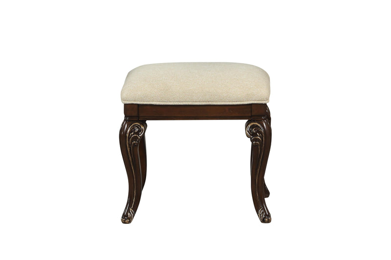 MONTECITO VANITY STOOL - CHERRY - Winder Mattress & Furniture