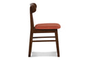 MOROCCO DINING CHAIR W/ORANGE SEAT CUSHION - Winder Mattress & Furniture