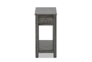 NOAH  END TABLE WITH DRAWER-GRAY - Winder Mattress & Furniture