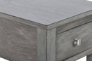 NOAH  END TABLE WITH DRAWER-GRAY - Winder Mattress & Furniture