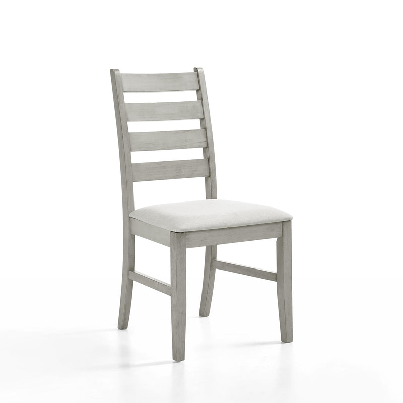 PASCAL LADDERBACK DINING CHAIR (2 Per Carton)-DRIFTWOOD - Winder Mattress & Furniture