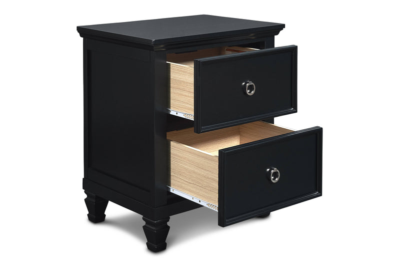 TAMARACK NIGHTSTAND- BLACK - Winder Mattress & Furniture