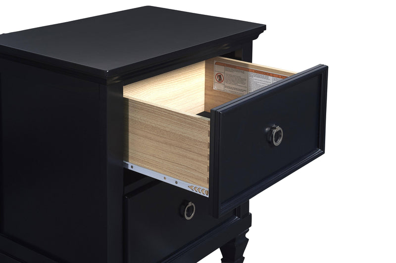 TAMARACK NIGHTSTAND- BLACK - Winder Mattress & Furniture