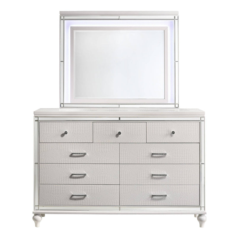 VALENTINO DRESSER-WHITE - Winder Mattress & Furniture