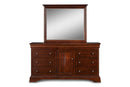 VERSAILLES LANDSCAPE MIRROR- BORDEAUX - Winder Mattress & Furniture