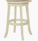 YORK 29" BAR STOOL-ANT WHITE W/FABRIC SEAT - Winder Mattress & Furniture