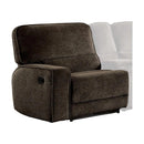 Shreveport Left Side Reclining Chair in Brown 8238-LR