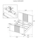 Tara Panel TV Bed