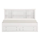 Meghan Twin Lounge Storage Bed in White 2058WHPRT-1*