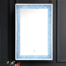 Noralie Mirrored & Faux Diamonds Wall Decor (LED)