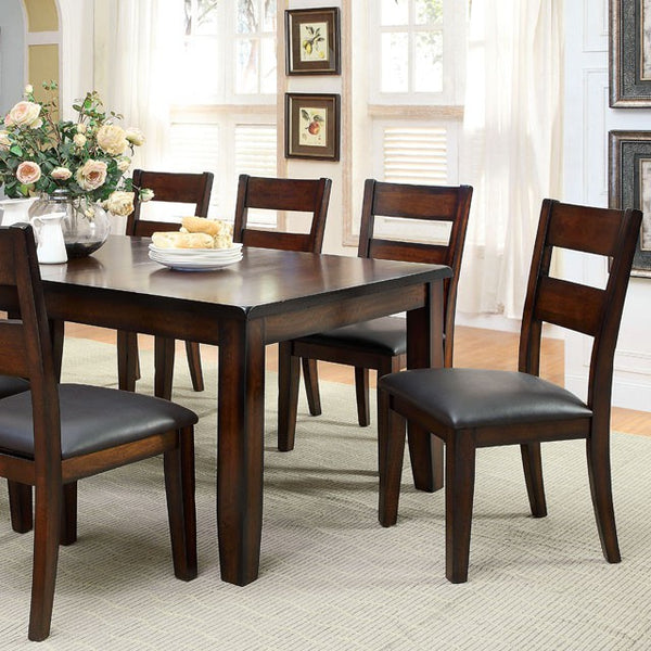 DICKINSON I Dark Cherry Dining Table w/ 18" Leaf image