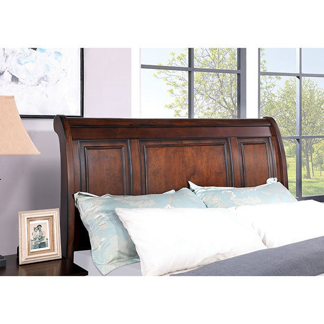 Wells Queen Bed Chrome