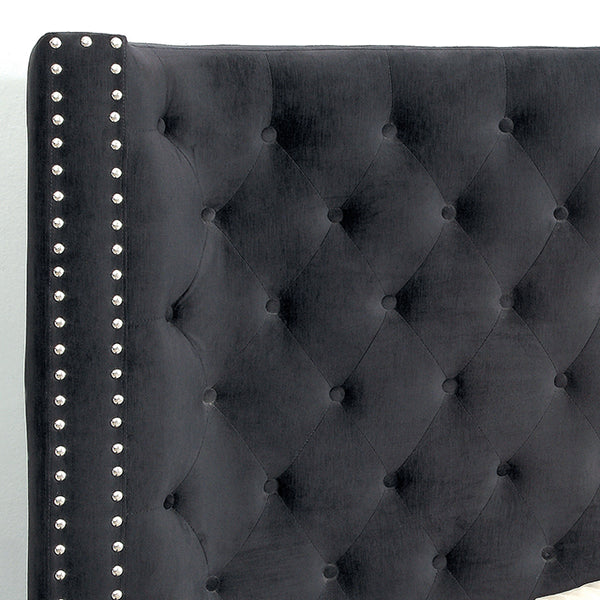 Rosabelle Bed Black, Grey, & Ivory